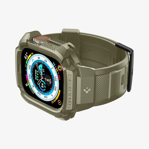 ACS05460 - Apple Watch Series (Apple Watch (49mm)) in matte black showing the front